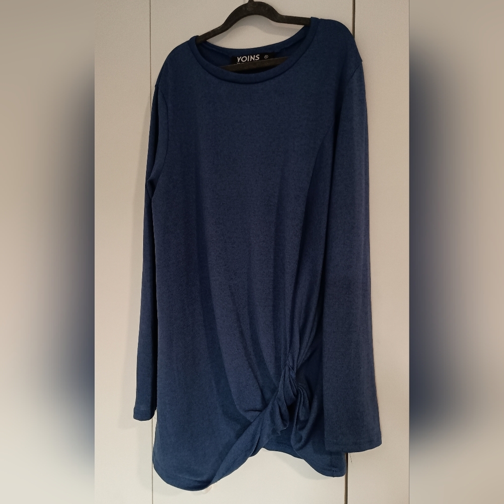 YOINS Blue Blouse